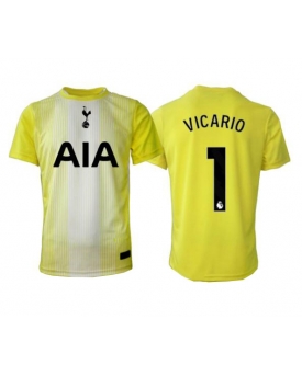 Tottenham Hotspur Guglielmo Vicario #1 Portiere Maglia Gara Terza Repliche 2025-26 Maniche Corte